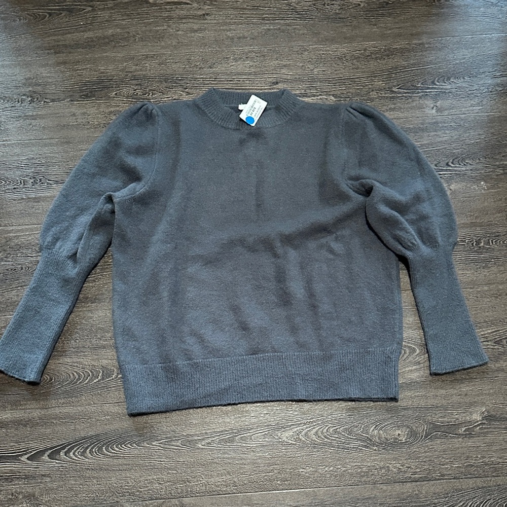 ADORA  Oversized  Charcoal Crewneck Sweater